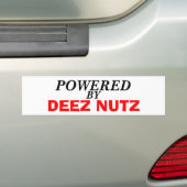 DEEZ NUTZ BUMPERSTICKER (Op auto)