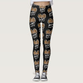 Deez Nutz Funny Illustratie Leggings (Voorkant)