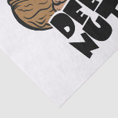 Deez Nutz Funny Illustratie Tissuepapier (Detail)