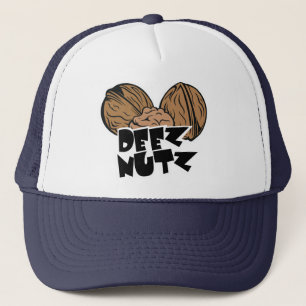 Deez Nutz Funny Illustratie Trucker Pet