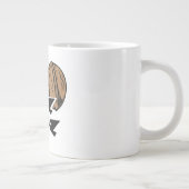 Deez Nutz Grappige Illustratie Grote Koffiekop (Rechts)