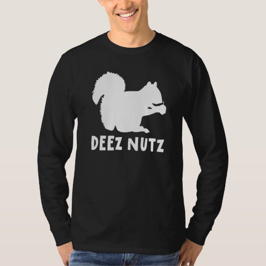 Deez Nutz Kerstmis Gezegde Dees Nutz Ugly T-shirt (Voorkant)