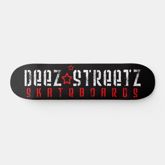 Deez Streetz Logo Skateboard (Horizontaal)