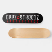 Deez Streetz Logo Skateboard (Horizontaal)