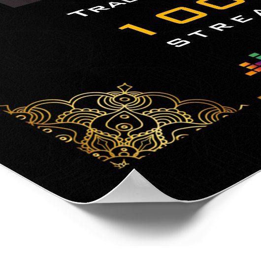 Deezer Music Streaming Award Poster (Hoek)