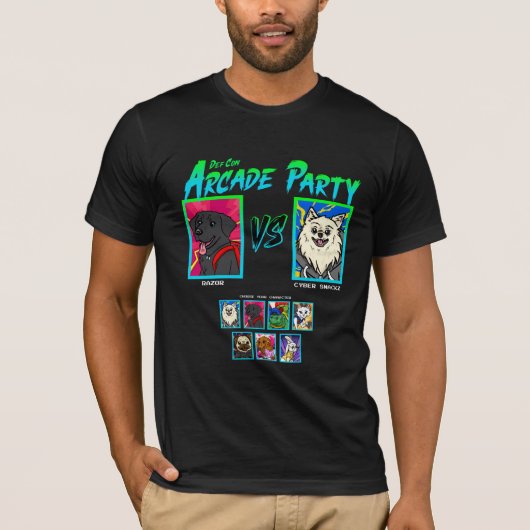 DEF CON Arcade-feest T-shirt (Voorkant)