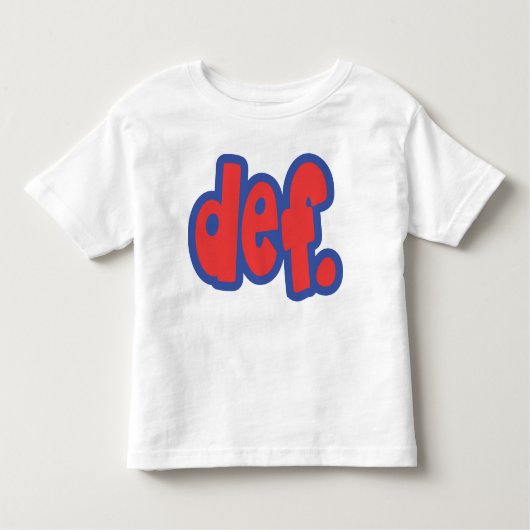 def. kinder shirts (Voorkant)