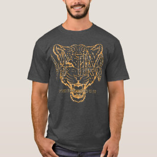 Def moe gooit wat koffie op me glitter t-shirt