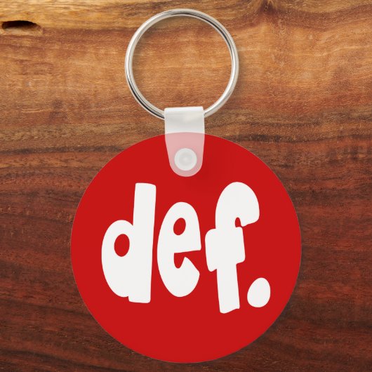 def. sleutelhanger (Voorkant)