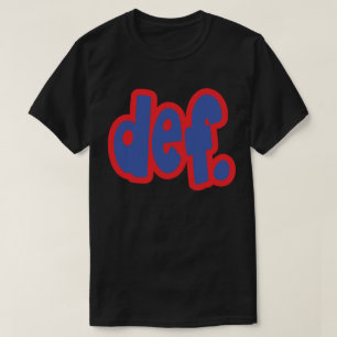 def. t-shirt