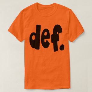 def. t-shirt