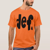 def. t-shirt (Voorkant)