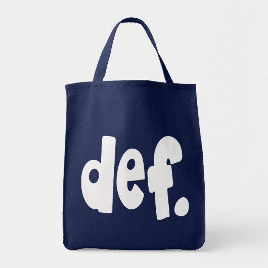 def. tote bag (Voorkant)