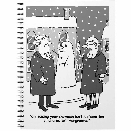 Defamatie van tekenadvocaten notitieboek