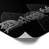 Defcon 666 Satanic metal band poster (Hoek)