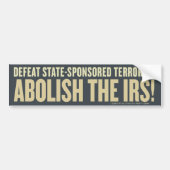 Defect State-sponsored Terrorism Bumpersticker (Voorkant)