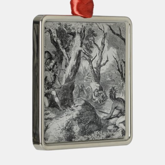 Defect van General Braddock Metalen Ornament (Rechts)