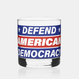 Defence American Democracy uit het niets Whisky Glas