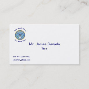 Defence Finance Accounting Services DFAS Visitekaartje