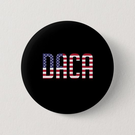 Defend DACA Dreamers Patriotic USA Ronde Button 5,7 Cm (Voorkant)