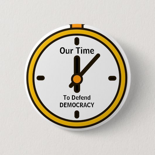 Defend Democracy Button (Voorkant)