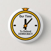 Defend Democracy Button (Voorkant)