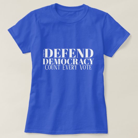 Defend Democracy - Een MisterP-Shirt T-shirt (Design voorkant)