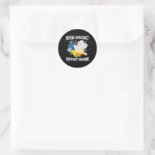 Defend Democracy Support Ukraine Stand With Zelens Ronde Sticker (Tas)
