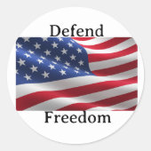 Defend Freedom sticker (Voorkant)