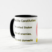 Defend the Constitution of the United States Mok (Voorkant links)