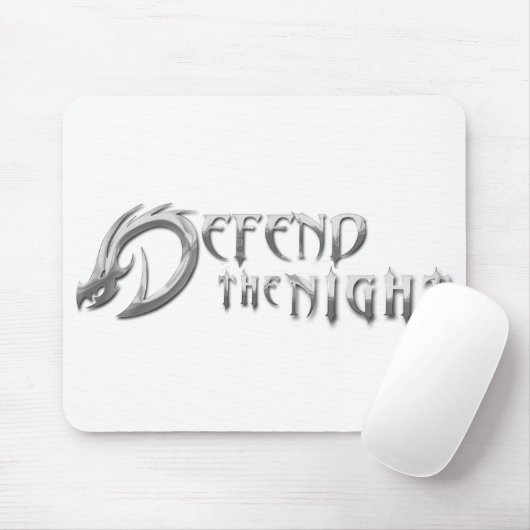 Defend The Night - Smooth Logo Mouse Pad Muismat (Met muis)