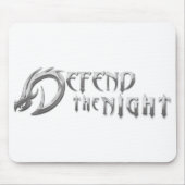 Defend The Night - Smooth Logo Mouse Pad Muismat (Voorkant)