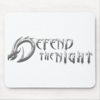 Defend The Night - Smooth Logo Mouse Pad Muismat
