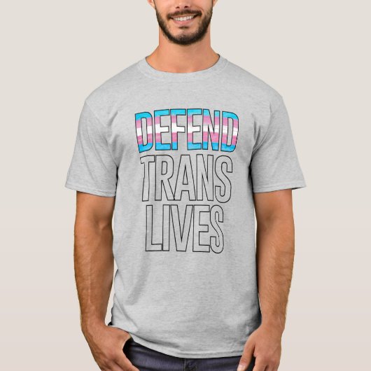 DEFEND TRANS LEVENS T-SHIRT (Voorkant)