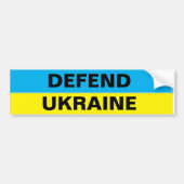 DEFEND UKRAINE BUMPERSTICKER (Voorkant)