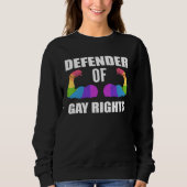 Defender Gay Rights Equal Rights Activist Trui (Voorkant)
