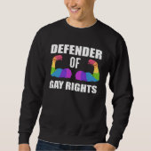 Defender Gay Rights Equal Rights Activist Trui (Voorkant)