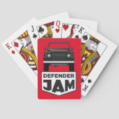 DEFENDER JAM POKERKAARTEN (Achterkant)