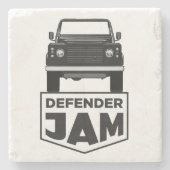 DEFENDER JAM STENEN ONDERZETTER (Voorkant)
