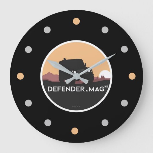 DEFENDER MAG GROTE KLOK (Voorkant)
