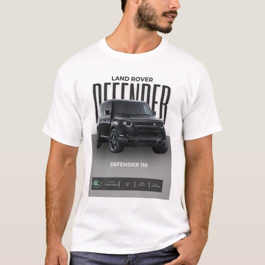 Defender ontwerp t-shirt (Voorkant)