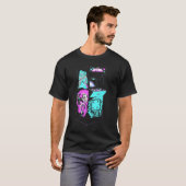 Defender - Retro arcade game T-shirt (Voorkant volledig)