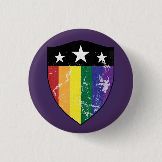 Defender Shield 01 (LGBTQIA) Ronde Button 3,2 Cm