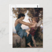 Defending Heart Against Eros Bougereau Briefkaart (Voorkant / Achterkant)