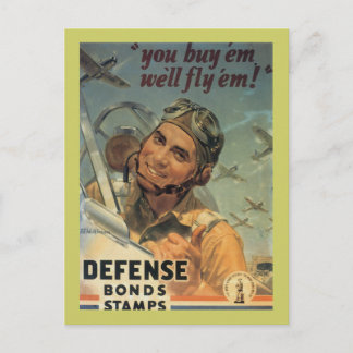 Defense Bond Stamps Briefkaart