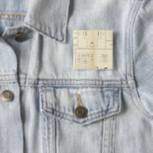 Defense Chattanooga, Nashville Vierkante Button 5,1 Cm (In situ)