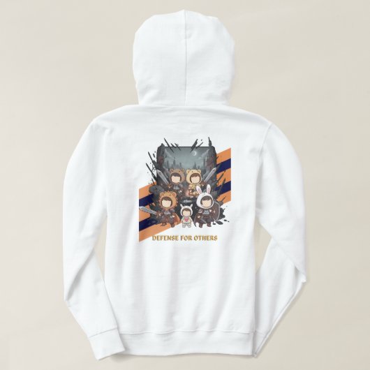 Defense for Others - Little Guardians Hoodie (Design achterkant)