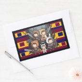 Defense for Others - Little Guardians Rechthoekige Sticker (Envelop)