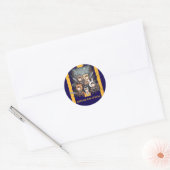 Defense for Others - Little Guardians Ronde Sticker (Envelop)