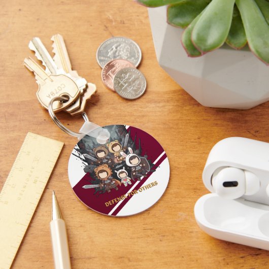 Defense for Others - Little Guardians Sleutelhanger (Bureau)